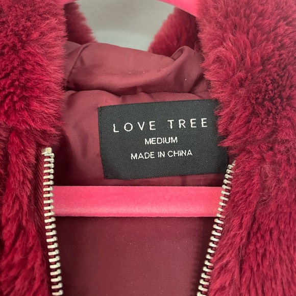 Love Tree Faux Fur Coat - Picture 4 of 5